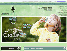 Tablet Screenshot of littlepinepediatrics.com